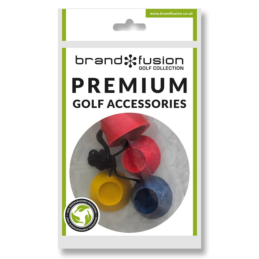 Brand Fusion Golf Stringed Winter Tees 4 Various Heights - 4 Pack