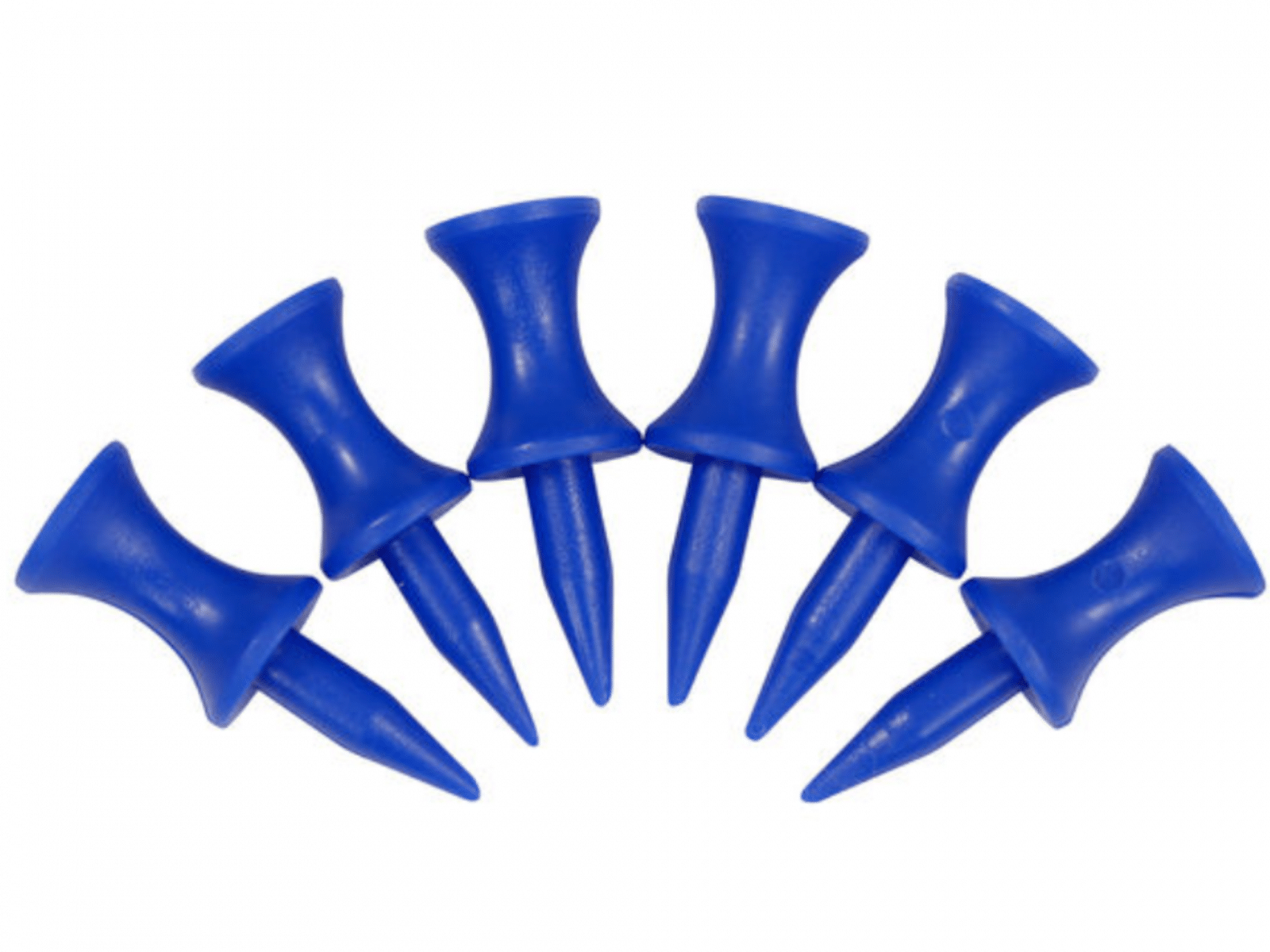 ECOTEES® Plastic Graduated Golf Castle Tees 37mm Bulk Bag 500 Blue