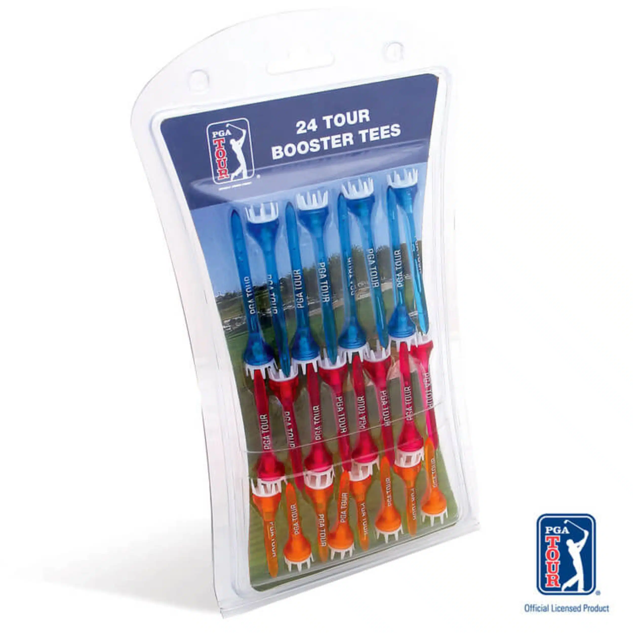 PGA Tour Plastic Straight Lift Neon Golf Tees Mixed Bulk Bag 24 - Image 5